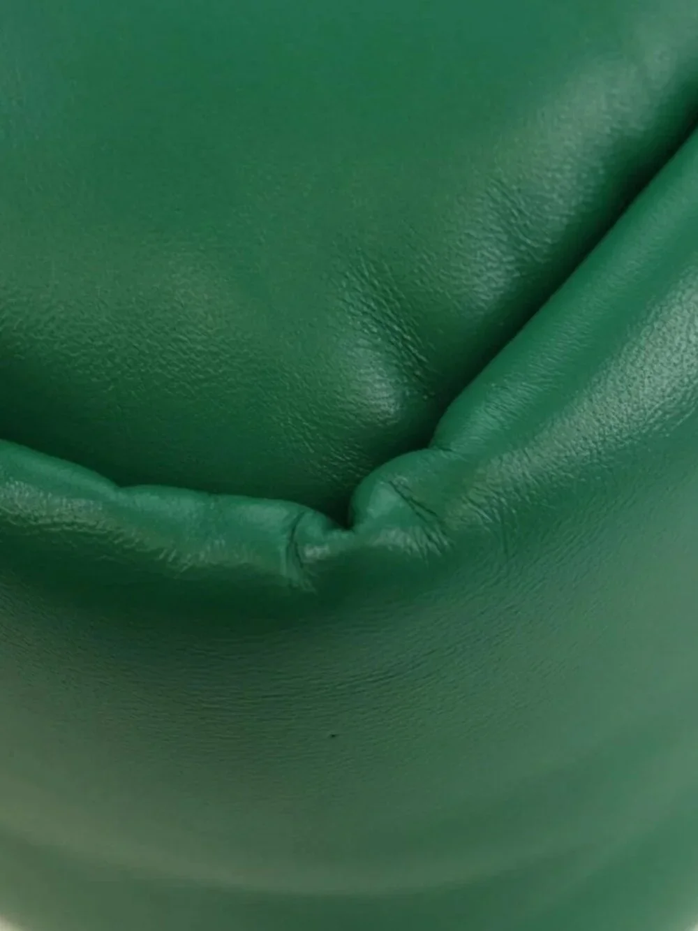 PRADA Hand Bag Leather 2way Green Silver Auth